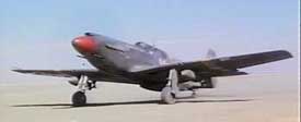 Photo of North American A-36 fighter bomber (a P-51 variant) taken from the film "A Day with the A-36s"